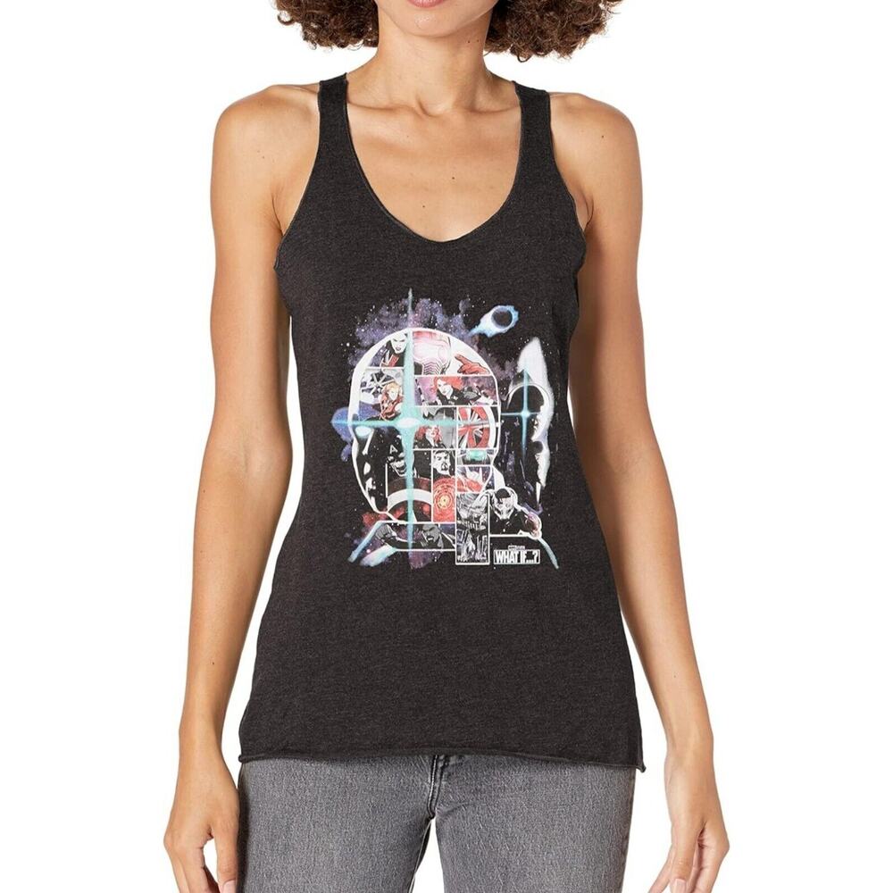 Marvel Watch Face Women's Racerback Tank Top XL